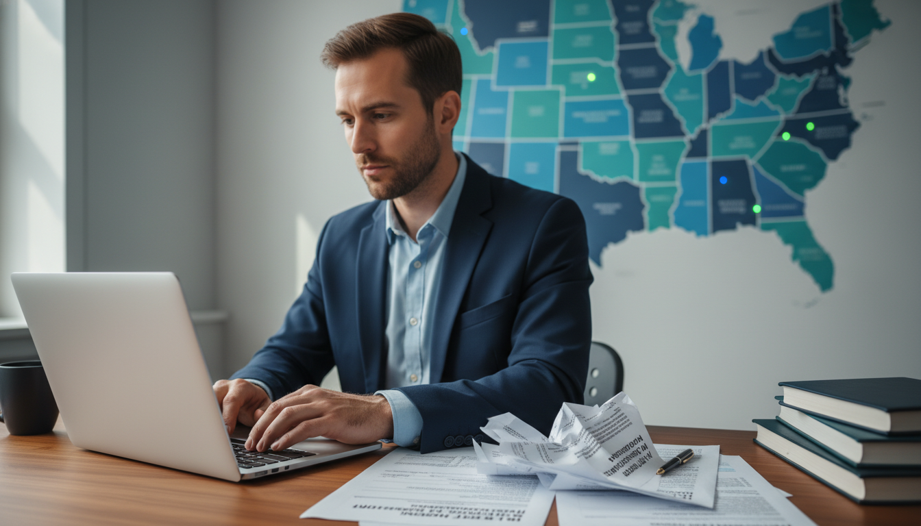 International medical graduate reviewing H-1B residency documents International medical graduate reviewing H-1B residency documents - mountain west residency for H-1B Sponsorship Programs for