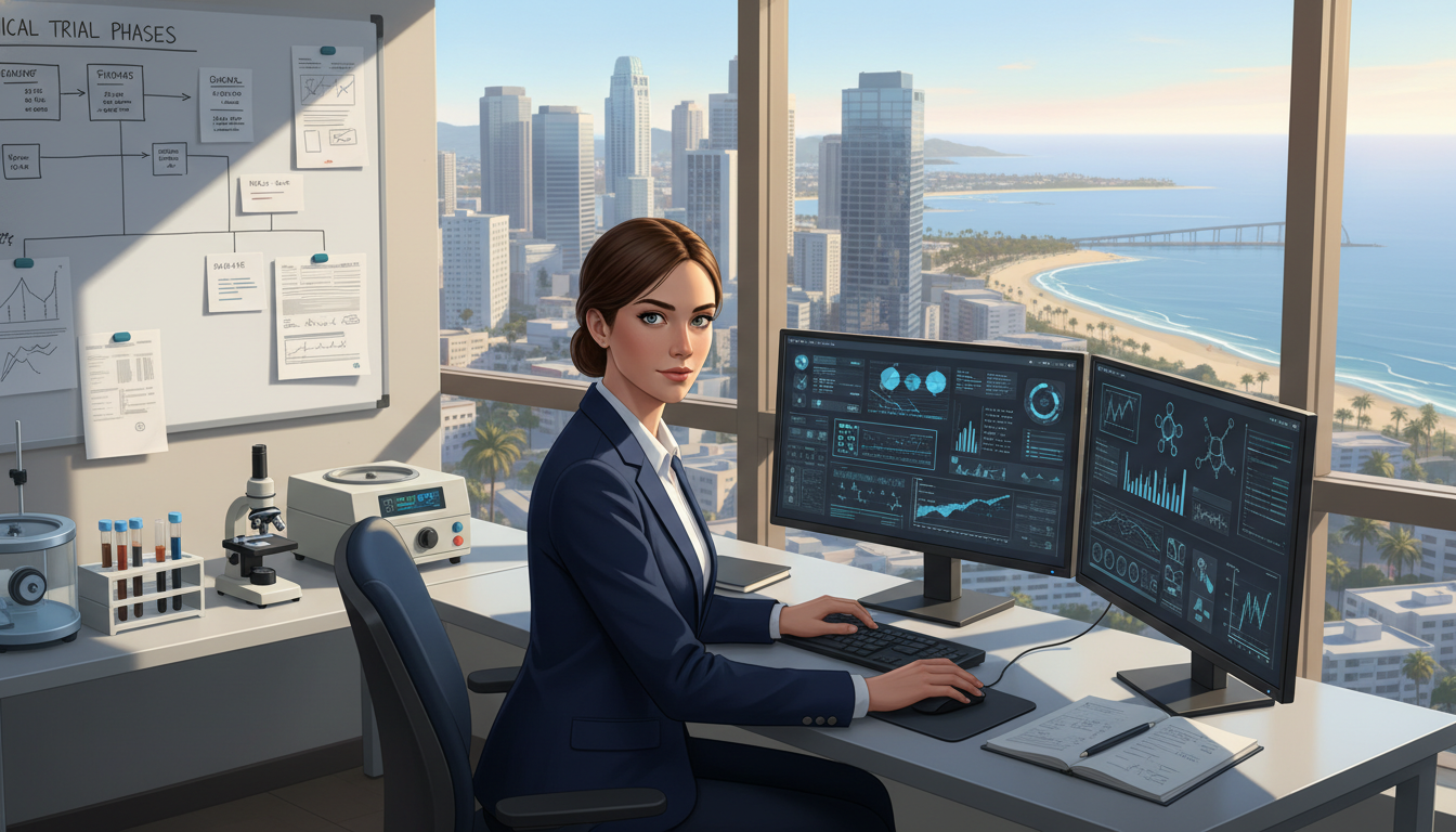 Medical graduate working in a research lab on the West Coast Medical graduate working in a research lab on the West Coast - west coast residency for Failed Match Recovery for Residency P