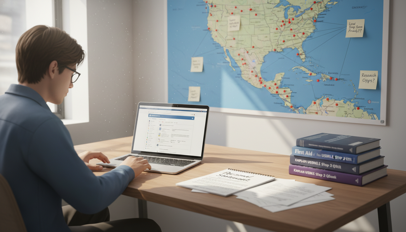 Medical student planning residency application strategy for West Coast programs - west coast residency for Low Step Score Str