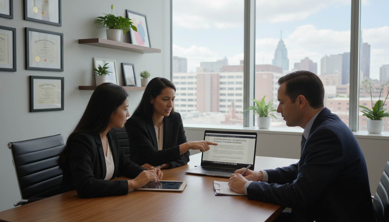 Philadelphia teaching hospital GME office discussing visa sponsorship policies Philadelphia teaching hospital GME office discussing visa sponsorship policies - Philadelphia residency for H-1B Sponsorship