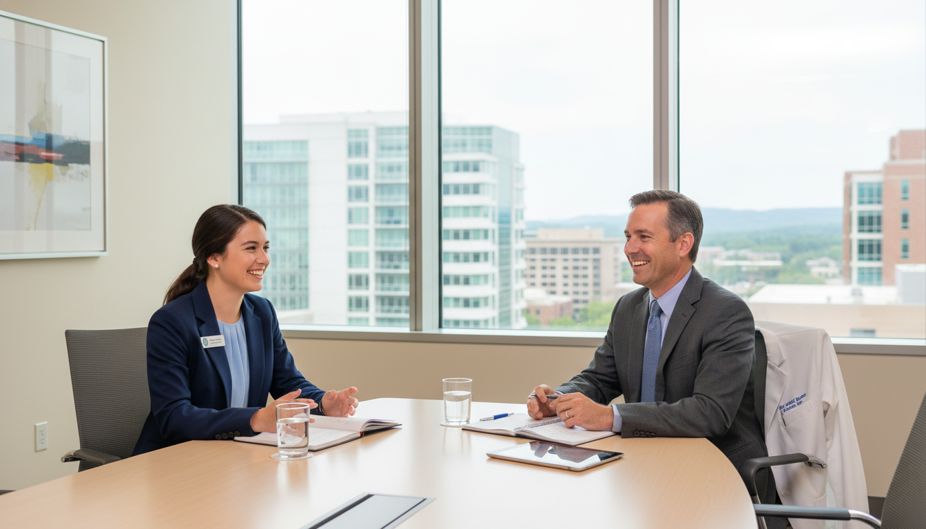 Medical student interviewing for residency in the Research Triangle Medical student interviewing for residency in the Research Triangle - North Carolina residency for Geographic Flexibility for