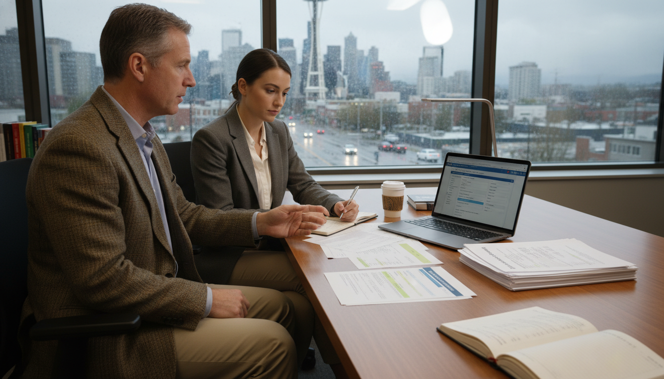 Medical student meeting with faculty advisor to review residency application - Seattle residency programs for Low Step Score