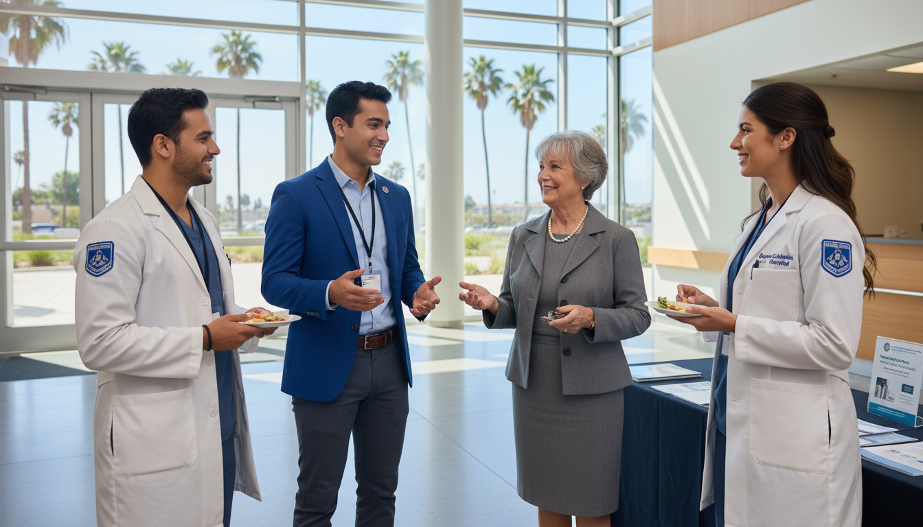 Unmatched residency applicant networking at a Southern California hospital Unmatched residency applicant networking at a Southern California hospital - Southern California residency for Failed Match R