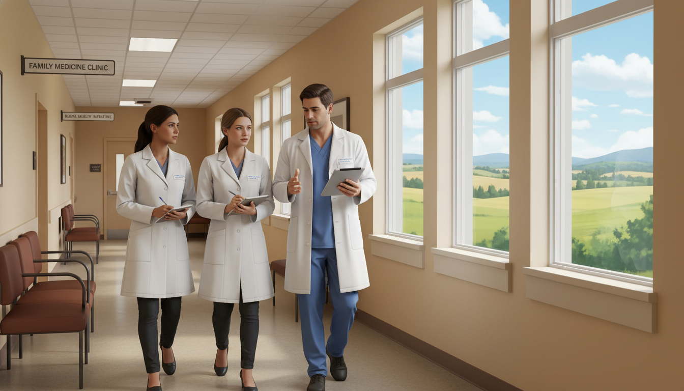 Residents rotating at a rural affiliate hospital Residents rotating at a rural affiliate hospital - state university residency for Geographic Flexibility for Residency Progra