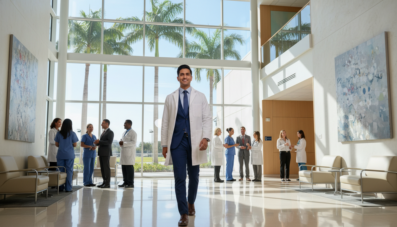 Medical resident interviewing at a Sun Belt residency program hospital Medical resident interviewing at a Sun Belt residency program hospital - sun belt residency for Geographic Flexibility for Re