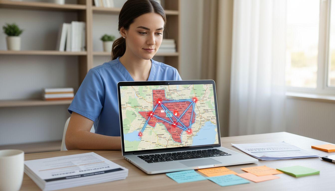 Medical student reviewing residency program options in Texas - Texas residency programs for Low Step Score Strategies for Res