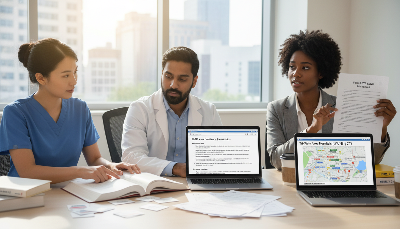 Medical residents studying for USMLE exams and visa requirements Medical residents studying for USMLE exams and visa requirements - tri-state residency for H-1B Sponsorship Programs for Resi