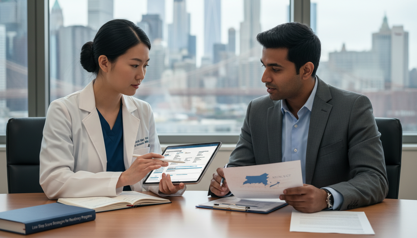 Resident physician mentoring a low-score residency applicant - tri-state residency for Low Step Score Strategies for Residenc