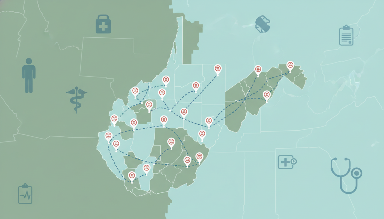 Map of Appalachian region highlighting underserved family medicine practice areas Map of Appalachian region highlighting underserved family medicine practice areas - family medicine residency for Family Medi