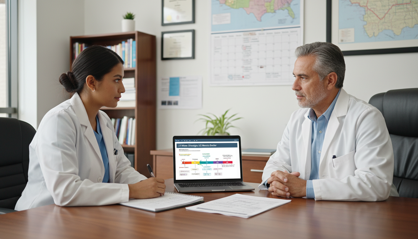 Family medicine resident meeting with mentor to plan J-1 waiver timeline Family medicine resident meeting with mentor to plan J-1 waiver timeline - family medicine residency for Family Medicine Prog