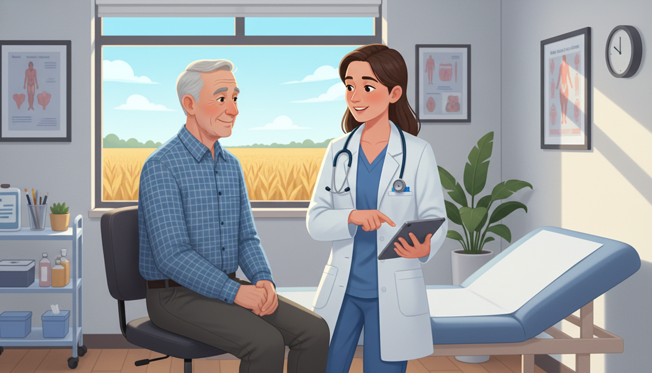 Family medicine resident working in a rural Midwest clinic Family medicine resident working in a rural Midwest clinic - family medicine residency for Family Medicine Programs in Rural