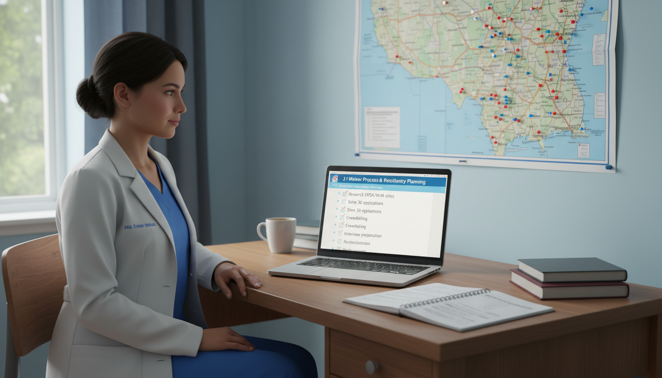 Step-by-step planning for J-1 waiver and internal medicine career in the Mississippi Delta - internal medicine residency for