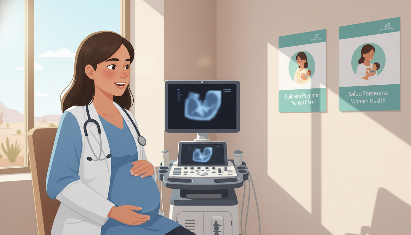 OB GYN resident providing prenatal care to a patient in a US-Mexico border clinic OB GYN resident providing prenatal care to a patient in a US-Mexico border clinic - OB GYN residency for Obstetrics & Gynecol
