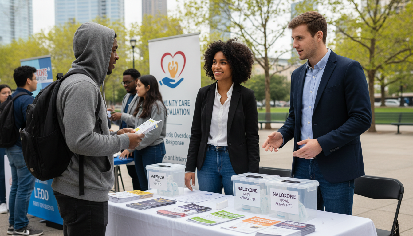 Medical students in a community harm reduction outreach setting - addiction medicine fellowship for Surviving First Year of M