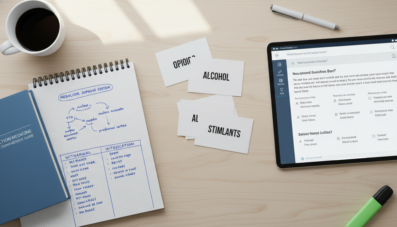 USMLE Step 1 addiction pharmacology and neurobiology study overview USMLE Step 1 addiction pharmacology and neurobiology study overview - addiction medicine fellowship for USMLE Step 1 Preparat