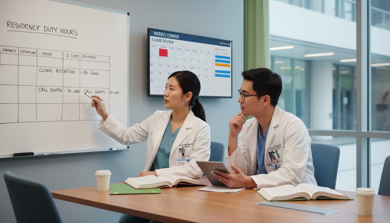 Resident debriefing and planning their schedule Resident debriefing and planning their schedule - addiction medicine fellowship for Managing Residency Work Hours in Addictio