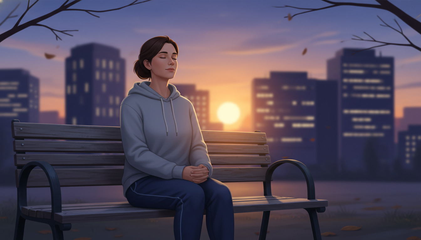 Anesthesiology resident practicing mindfulness and reflection after shift Anesthesiology resident practicing mindfulness and reflection after shift - anesthesiology residency for Residency Burnout Pr