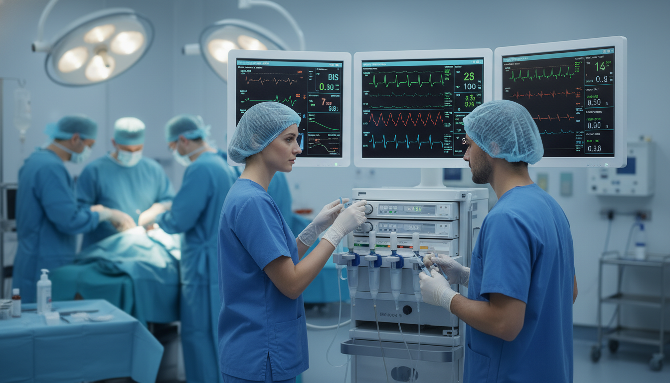Anesthesia team managing a complex surgical case Anesthesia team managing a complex surgical case - anesthesiology residency for Choosing a Medical Specialty in Anesthesiolog