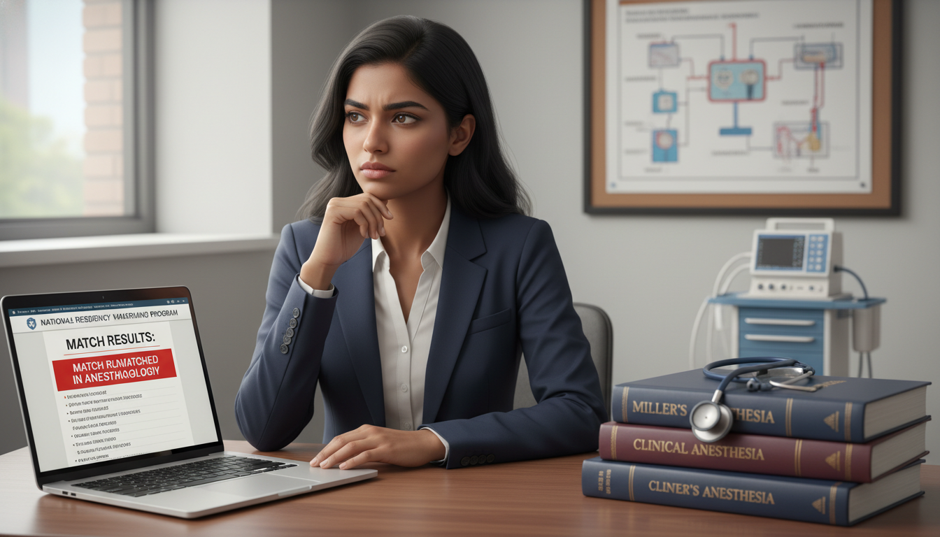 Failed Anesthesiology Match Recovery: A Comprehensive Guide for Residents