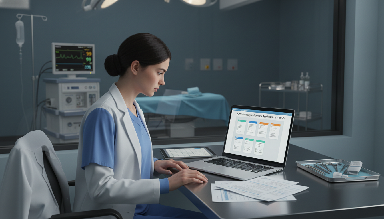 Mastering Fellowship Applications in Anesthesiology: A Complete Guide