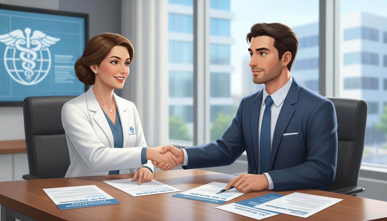 International medical graduate discussing visa options with program director International medical graduate discussing visa options with program director - anesthesiology residency for H-1B Sponsorship