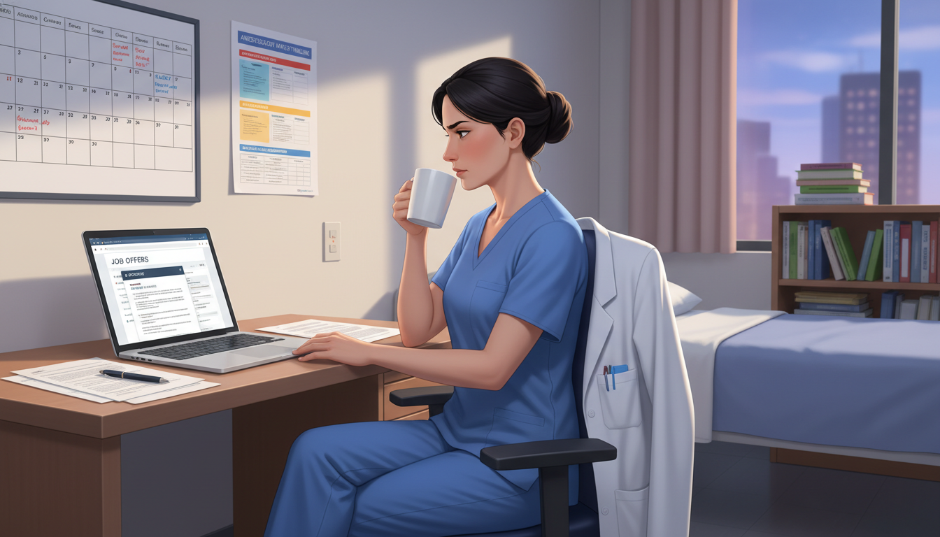 Optimal Job Search Timing for Anesthesiology Residency: A Guide