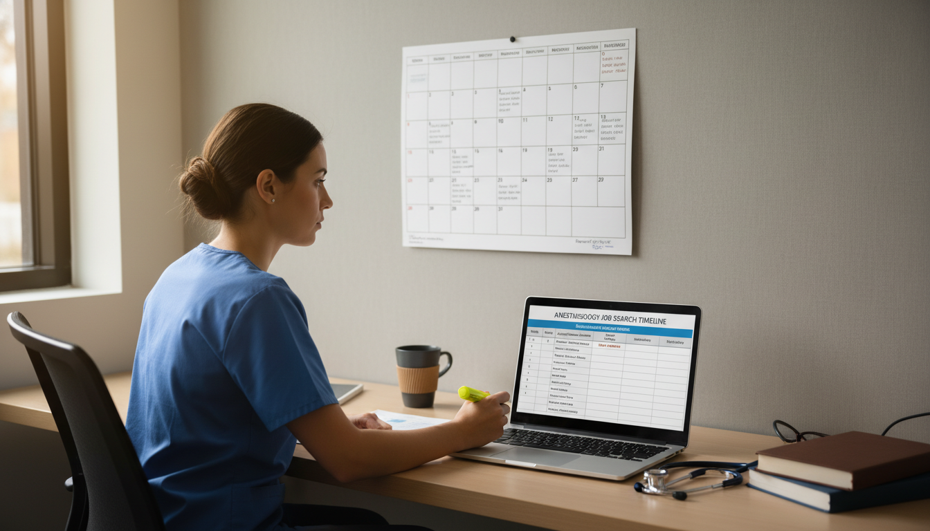 Anesthesiology resident planning job search timeline Anesthesiology resident planning job search timeline - anesthesiology residency for Job Search Timing in Anesthesiology: A Co