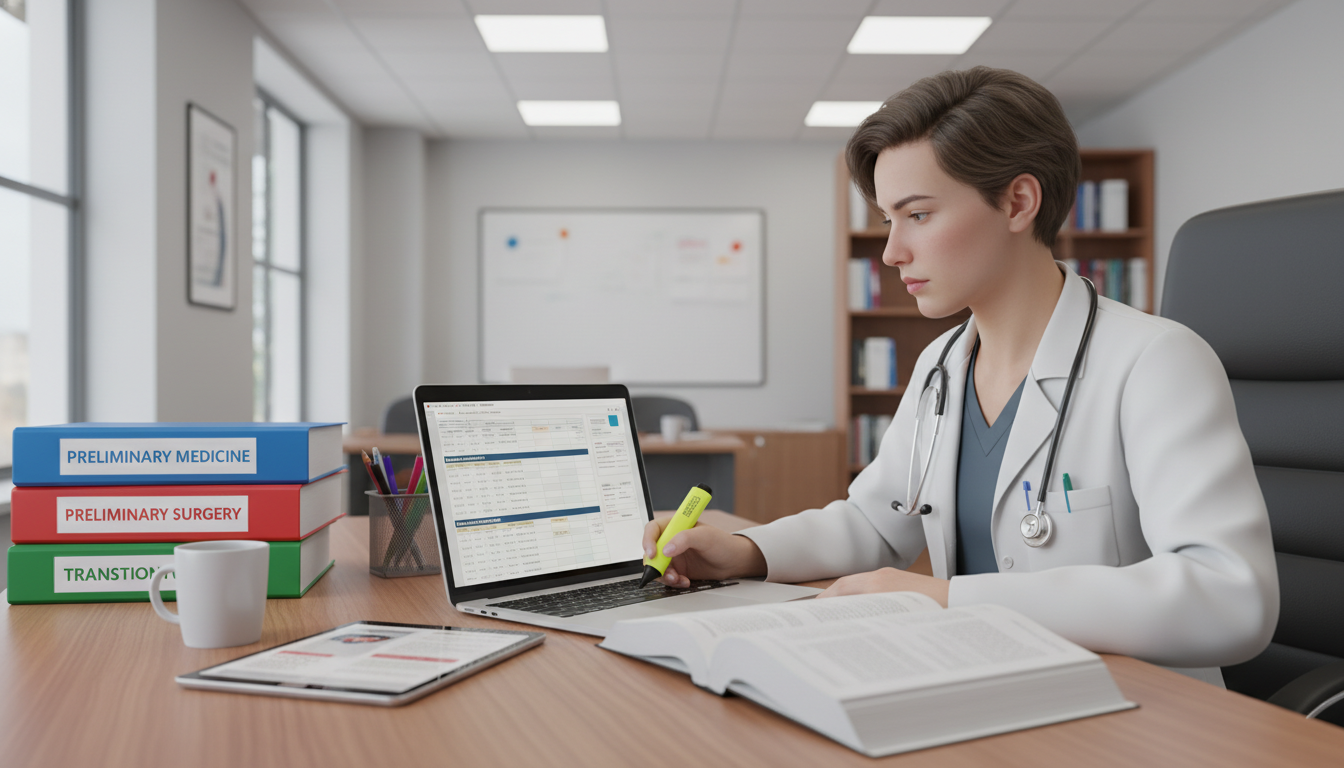 Medical student comparing preliminary medicine, surgery, and transitional year options Medical student comparing preliminary medicine, surgery, and transitional year options - anesthesiology residency for Prelimi