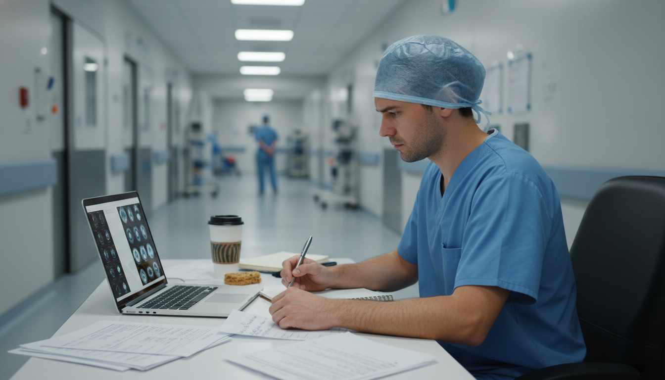 Anesthesiology resident reflecting on performance and preparing to address red flags Anesthesiology resident reflecting on performance and preparing to address red flags - anesthesiology residency for Addressin