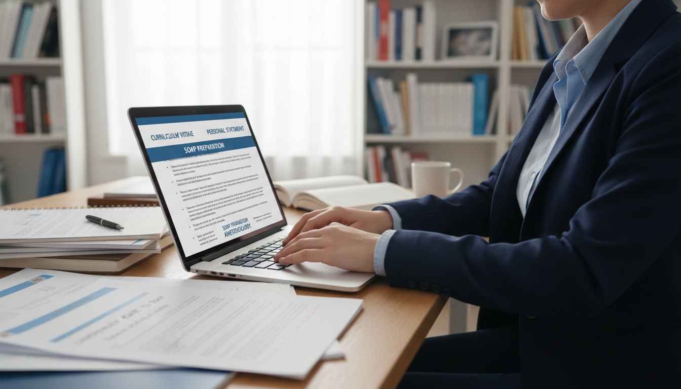 Medical student updating SOAP application materials - anesthesiology residency for SOAP Preparation in Anesthesiology: A Comp