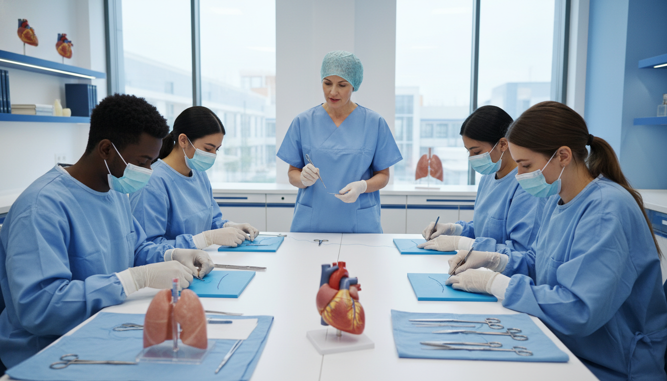 Medical students in cardiothoracic surgery skills workshop Medical students in cardiothoracic surgery skills workshop - cardiothoracic surgery residency for Choosing a Medical Specialt