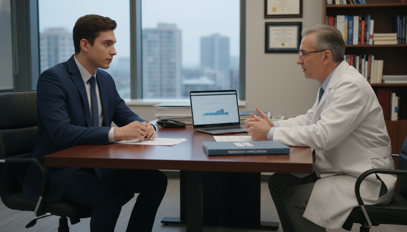 Resident meeting with faculty mentor to review failed match application Resident meeting with faculty mentor to review failed match application - cardiothoracic surgery residency for Failed Match R