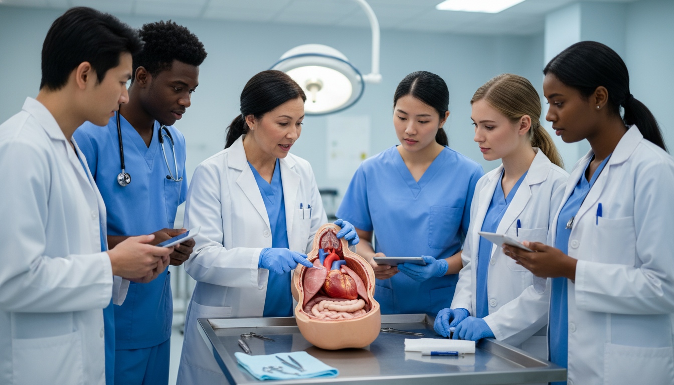 Anatomy lab with focus on thoracic structures - cardiothoracic surgery residency for Surviving First Year of Med School in Ca