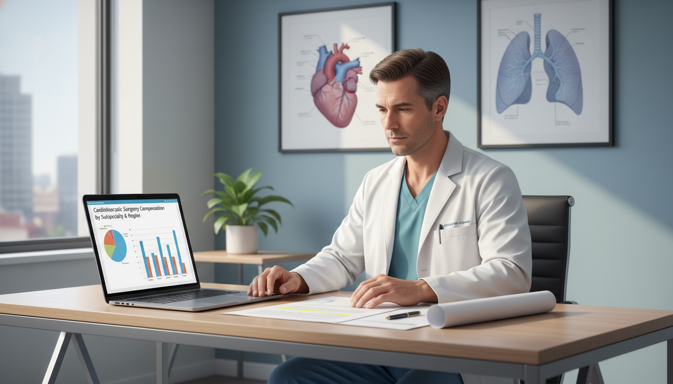 Cardiothoracic Surgeon Reviewing Contract and Compensation Data Cardiothoracic Surgeon Reviewing Contract and Compensation Data - cardiothoracic surgery residency for Physician Salary by Sp