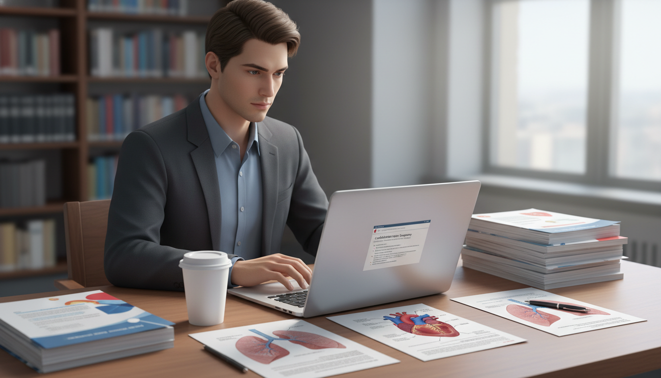 Residency applicant researching cardiothoracic surgery programs - cardiothoracic surgery residency for Pre-Interview Preparat