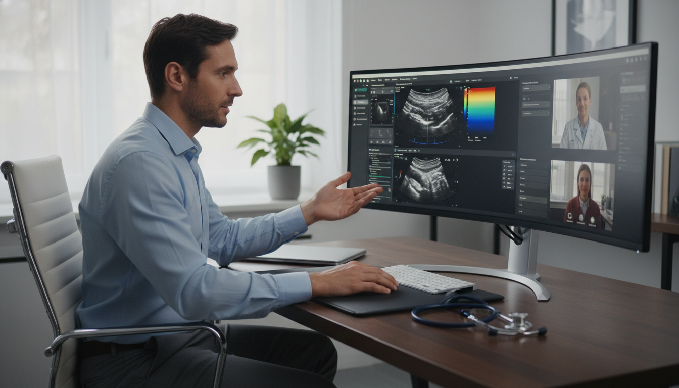 Surgeon working remotely on telemedicine platform Surgeon working remotely on telemedicine platform - cardiothoracic surgery residency for Telemedicine Career Opportunities in