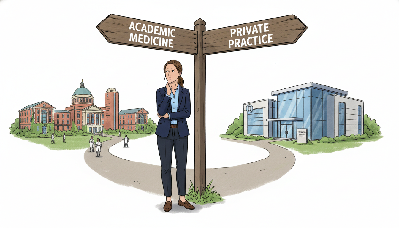 Academic vs Private Practice in Dermatology: A Student's Guide