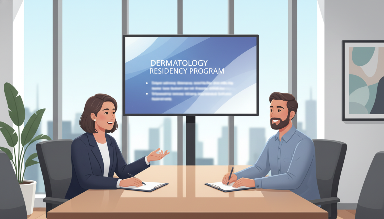 Dermatology residency interview with program director and applicant Dermatology residency interview with program director and applicant - dermatology residency for Choosing a Medical Specialty