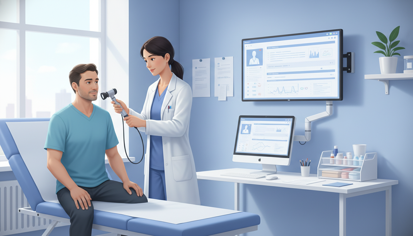 Dermatology resident working in outpatient clinic Dermatology resident working in outpatient clinic - dermatology residency for Work-Life Balance Assessment in Dermatology: A