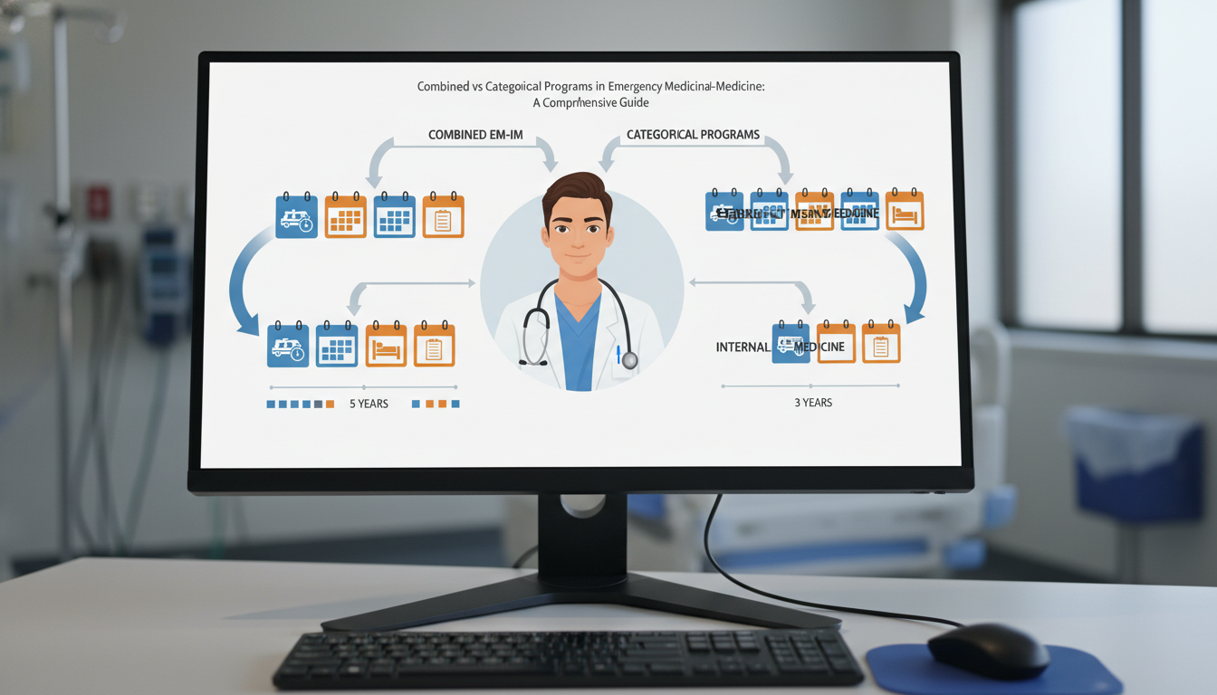 EM-IM combined resident schedule comparison with categorical tracks EM-IM combined resident schedule comparison with categorical tracks - EM IM combined for Combined vs Categorical Programs in