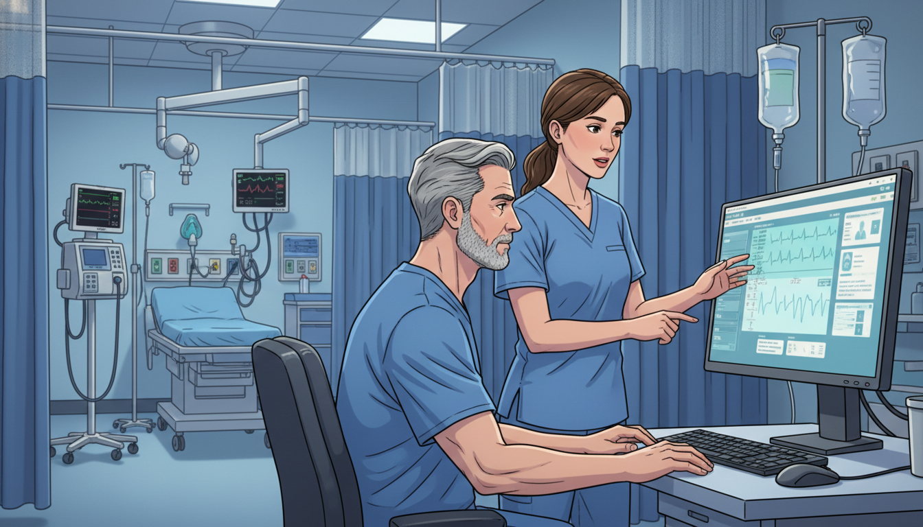 Resident working closely with attending in emergency department Resident working closely with attending in emergency department - EM IM combined for Letters of Recommendation in Emergency M