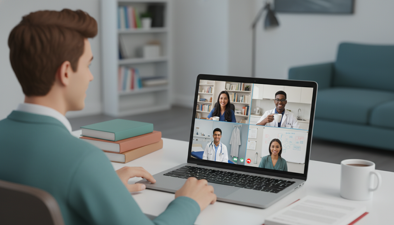 Virtual meeting with EM-IM residents and an applicant Virtual meeting with EM-IM residents and an applicant - EM IM combined for How to Research Programs in Emergency Medicine-Int