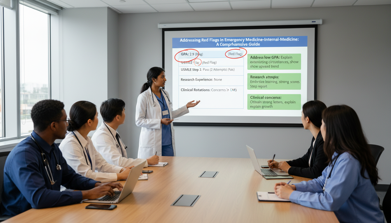Addressing Red Flags in Emergency Medicine-Internal Medicine Residency