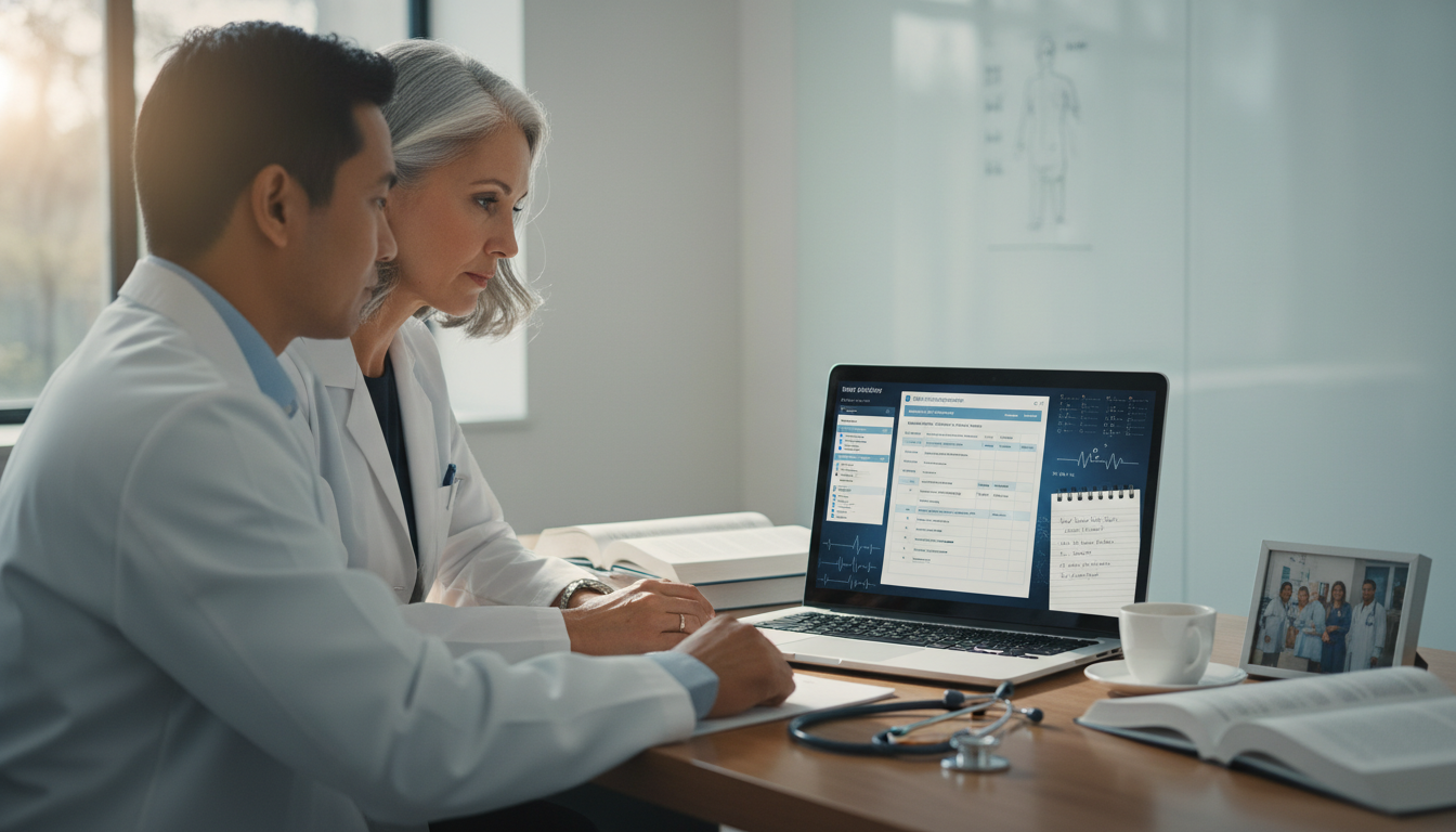 Advisor and medical student planning SOAP strategy for EM-IM residency - EM IM combined for SOAP Preparation in Emergency Med