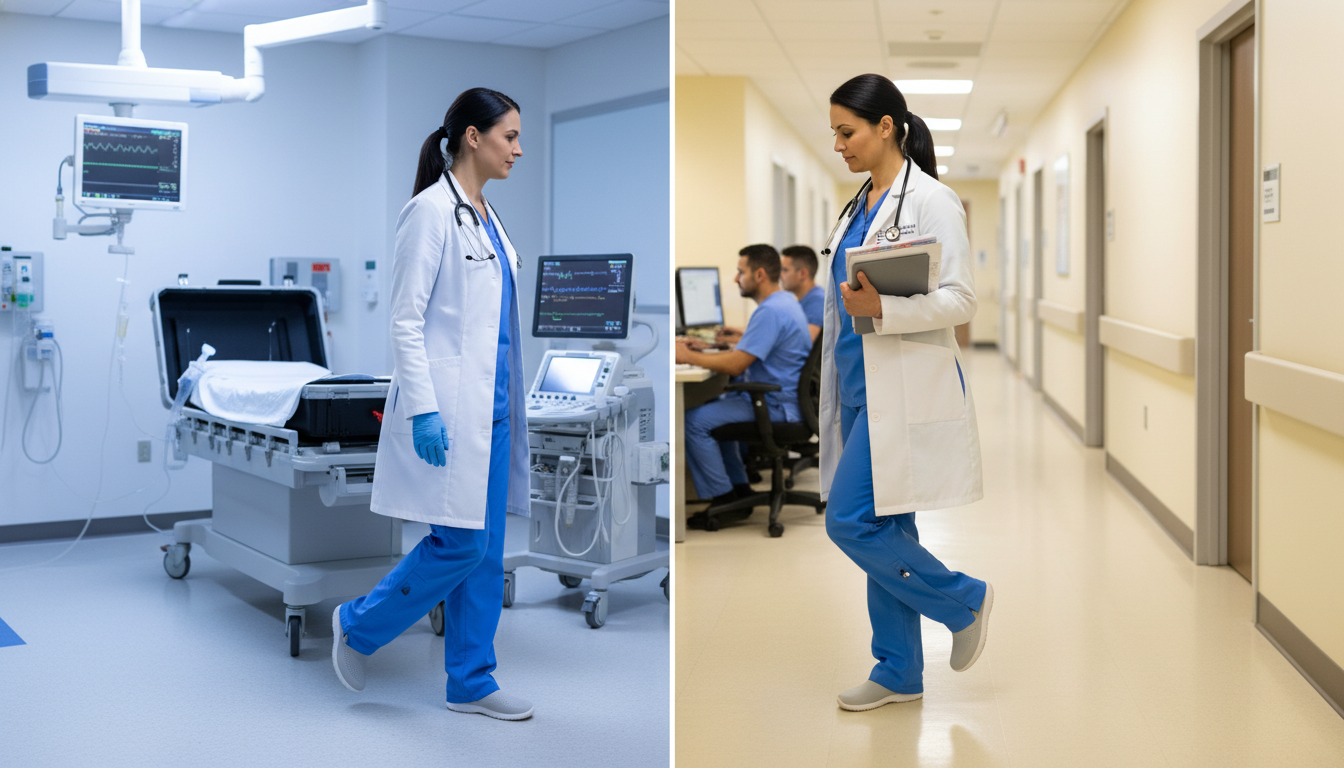 Resident physician in emergency department and inpatient ward setting - EM IM combined for USMLE Step 2 CK Preparation in Eme