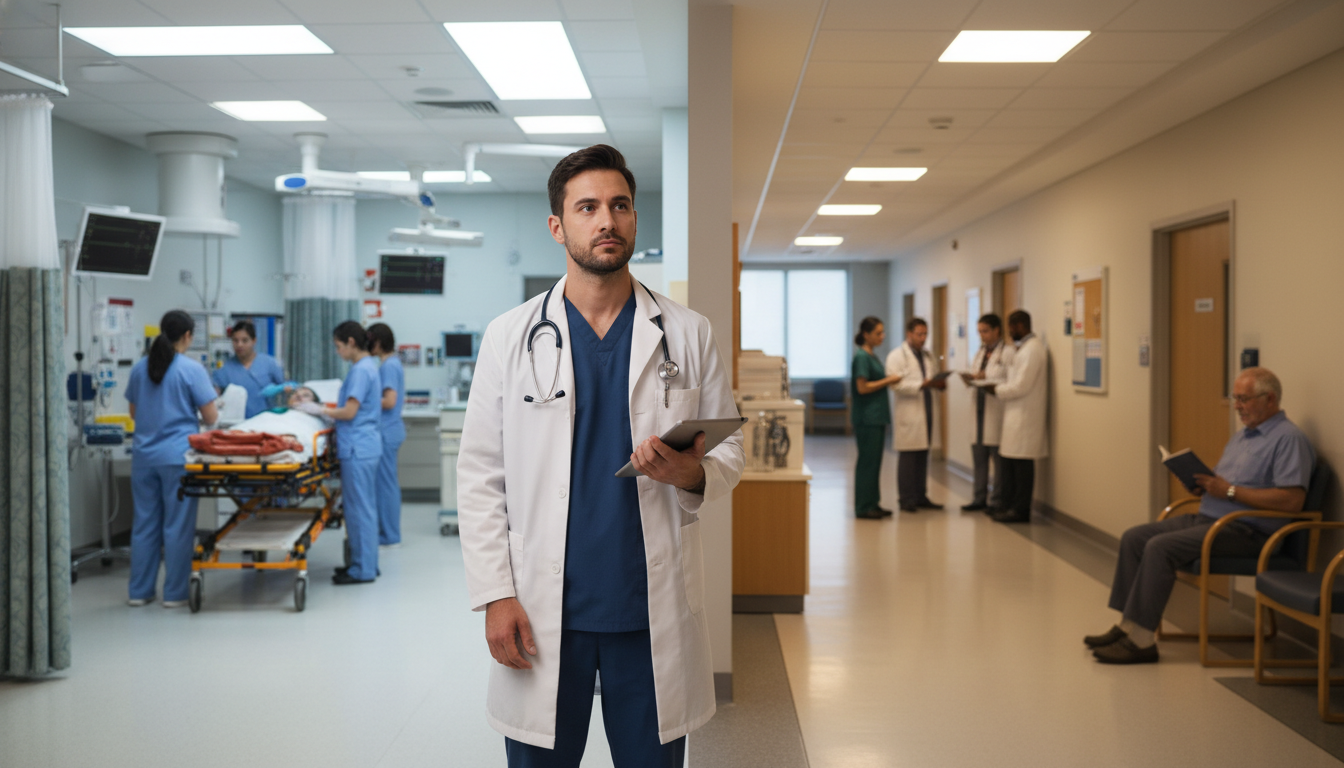 Resident physician in combined Emergency Medicine and Internal Medicine environment - EM IM combined for Step Score Strategy