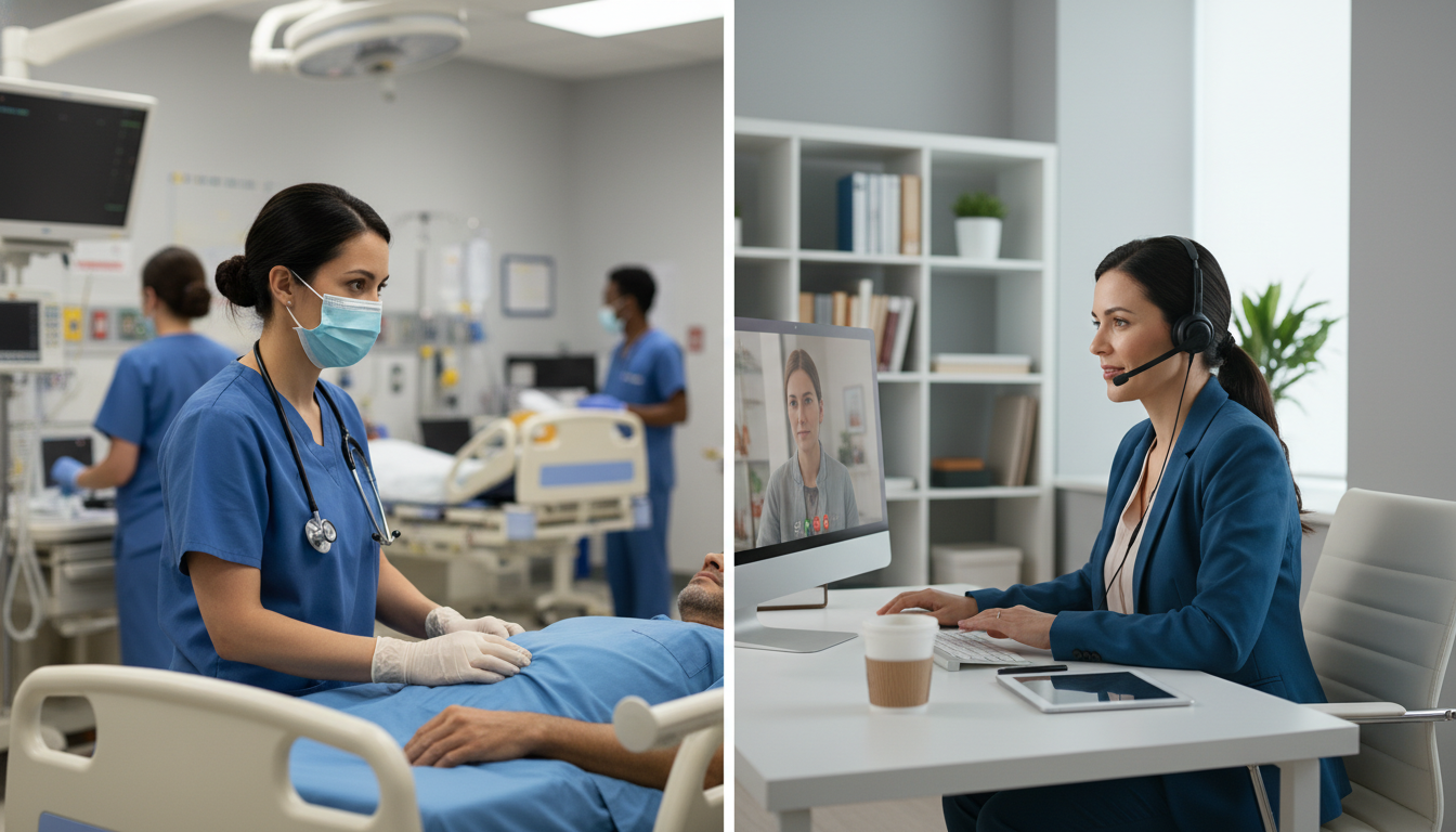 Emergency Medicine-Internal Medicine physician balancing in-person and telemedicine roles Emergency Medicine-Internal Medicine physician balancing in-person and telemedicine roles - EM IM combined for Telemedicine C