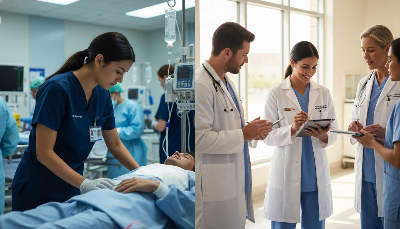 Emergency medicine resident splitting time between the emergency department and inpatient ward Emergency medicine resident splitting time between the emergency department and inpatient ward - emergency medicine residency