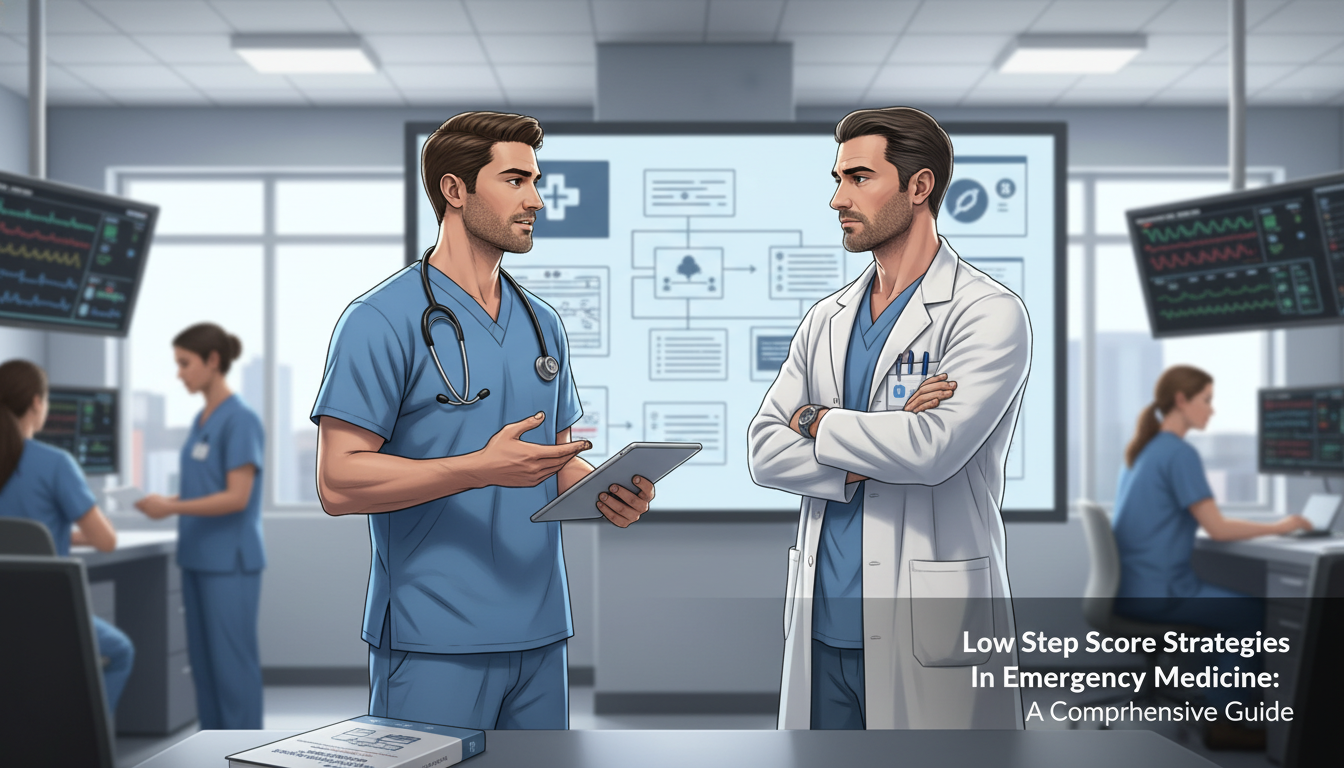 Emergency medicine resident presenting patient case on shift - emergency medicine residency for Low Step Score Strategies in