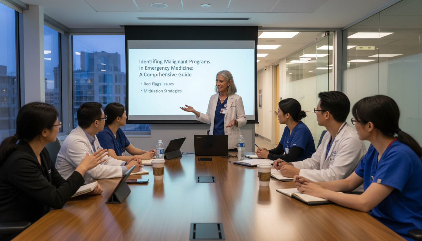 Emergency medicine residents participating in didactic teaching conference Emergency medicine residents participating in didactic teaching conference - emergency medicine residency for Identifying Mal